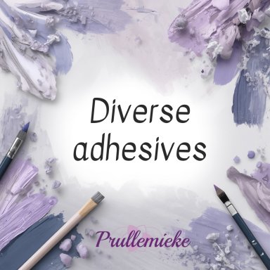 Diverse kleefmiddelen