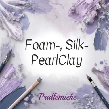 Foam Clay - Silk Clay - Pearl Clay