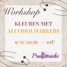 11/09 Kleuren met alcoholmarkers 09/11/2026 Kleuren met alcoholmarkers