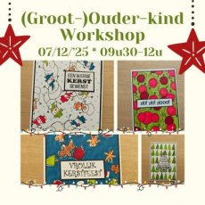 12-07doodlekaarten Ouder- kind workshop. Kerstkaartjes tekenen 7 december