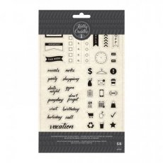 Kelly Creates • stamp planner words and icons