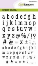 Typewriter kleine letters
