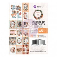 Prima Marketing Pumpkin & Spice 3x4 Inch Journaling Cards