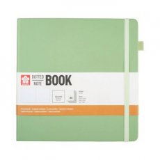 Sakura • Notebook Dotted 20x20cm Pale Patina