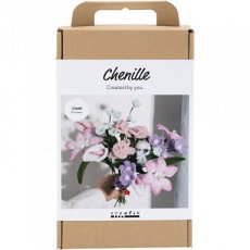 977761 Hobbyset Bloemen van Chenilledraad