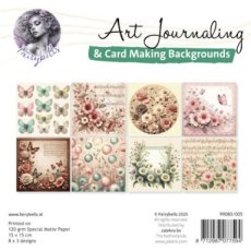Art Journaling & Card Making Backgrounds Set Ballerina meisjes