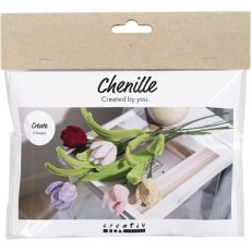 977760 Mini Hobbyset Bloemen van Chenilledraad