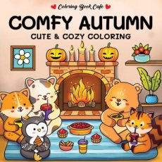 Comfy autumn Cute & Cozy coloring