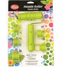 7888 Mozaïek roller voor klei of rolfondant