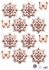 Fairybells combi knipvel voor pop-up en decoupage - roze A