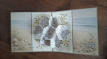 99083/021 Fairybells combi knipvel voor pop-up en decoupage - schelpenbloemen blauw A