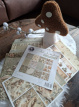 99077/025 Art Journaling & Card Making Set Kerst beige-groen