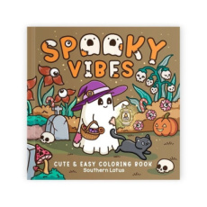 6676 Spooky Vibes 1 Coloring Book