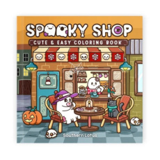 6678 Spooky Shop Coloring Book