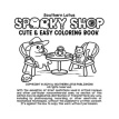 6678 Spooky Shop Coloring Book