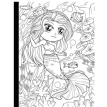 6683 Mermaid Chibi Girls Coloring Book
