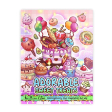 6684 Adorable Sweet Treats Coloring Book