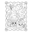 6684 Adorable Sweet Treats Coloring Book