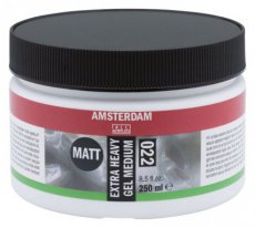 3010-025 Amsterdam • Extra Heavy Gel Medium Mat 022 Pot 250ml