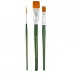 3028-1171 FolkArt • One Stroke Brush Sets Basic Set-Glaze/Flat/Script