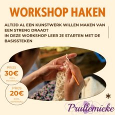 Workshop Leren haken - de basis 04/03/26 19u