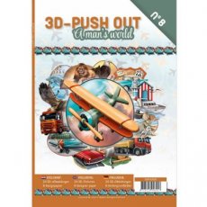 (18e)  3DPO10008 3D Push Out Book - A man's world