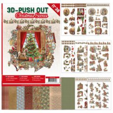 3DPO10036 3D Push Out book 36 - Christmas Scenes