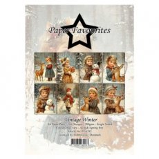 Vintage Winter A6 Paper Pad