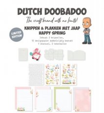 DDBD Kit 003 Happy Spring, knippen en plakken met Jaap
