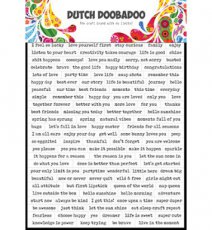 Dutch Sticker Art Text