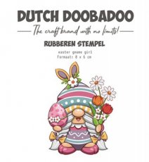 DDBD Rubber stamp Voorjaar 2, Easter gnome girl