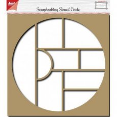6002-0857 Joy!Crafts scrapbooking stencil circle