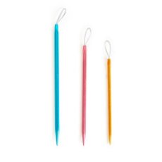7621.A.C Set 3 wolnaalden met nylon oog