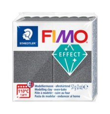 Productomschrijving Fimo effect metallic 57g staal grijs