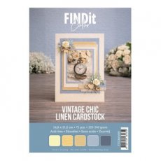 8718715164055 Linen Cardstock Pack A5 - Vintage Chic Pack