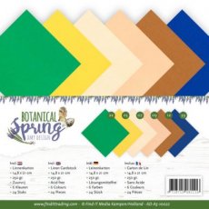 16d)  AD-A5-10022 .Linen Cardstock Pack - A5 - Amy Design - Botanical Spring