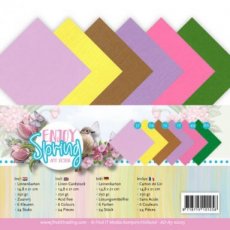 .Linen Cardstock Pack - A5 - Amy Design - Enjoy Spring