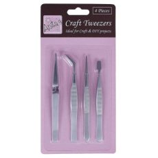 Set van 4 pincetten
