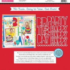 Birthday Bash Happy Happy Happy Cut Outs