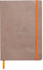 18C 09552 bruneau Rhodia Soft Cover Notebook Dot Grid A5 Taupe