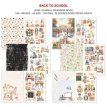 CBB012 Back to School A4 Junk Journal Ephemera Book (32pcs)