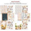 CBB012 Back to School A4 Junk Journal Ephemera Book (32pcs)