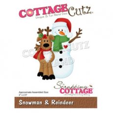 Reindeer and snowman