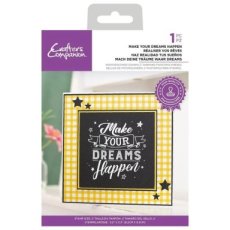 Make Your Dreams Happen Clear Stamps