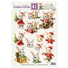 CCO-021 Snowy Bunnies 01 Creative CutOuts