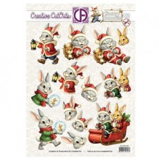 CCO-022 Snowy Bunnies 02 Creative CutOuts
