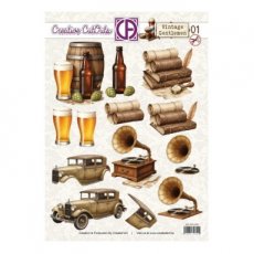 Vintage Gentlemen 01 Creative CutOuts