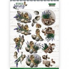 CD11469 3D cutting sheet - Amy Design - Botanical Spring - Happy Ducks