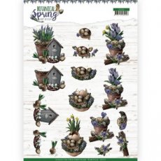 CD11470 3D cutting sheet - Amy Design - Botanical Spring - Spring Arrangement