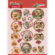 CD11529 Christmas Pets - Christmas dogs